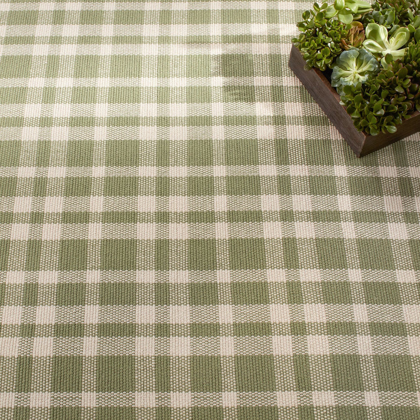 Tattersall Handwoven Cotton Rug