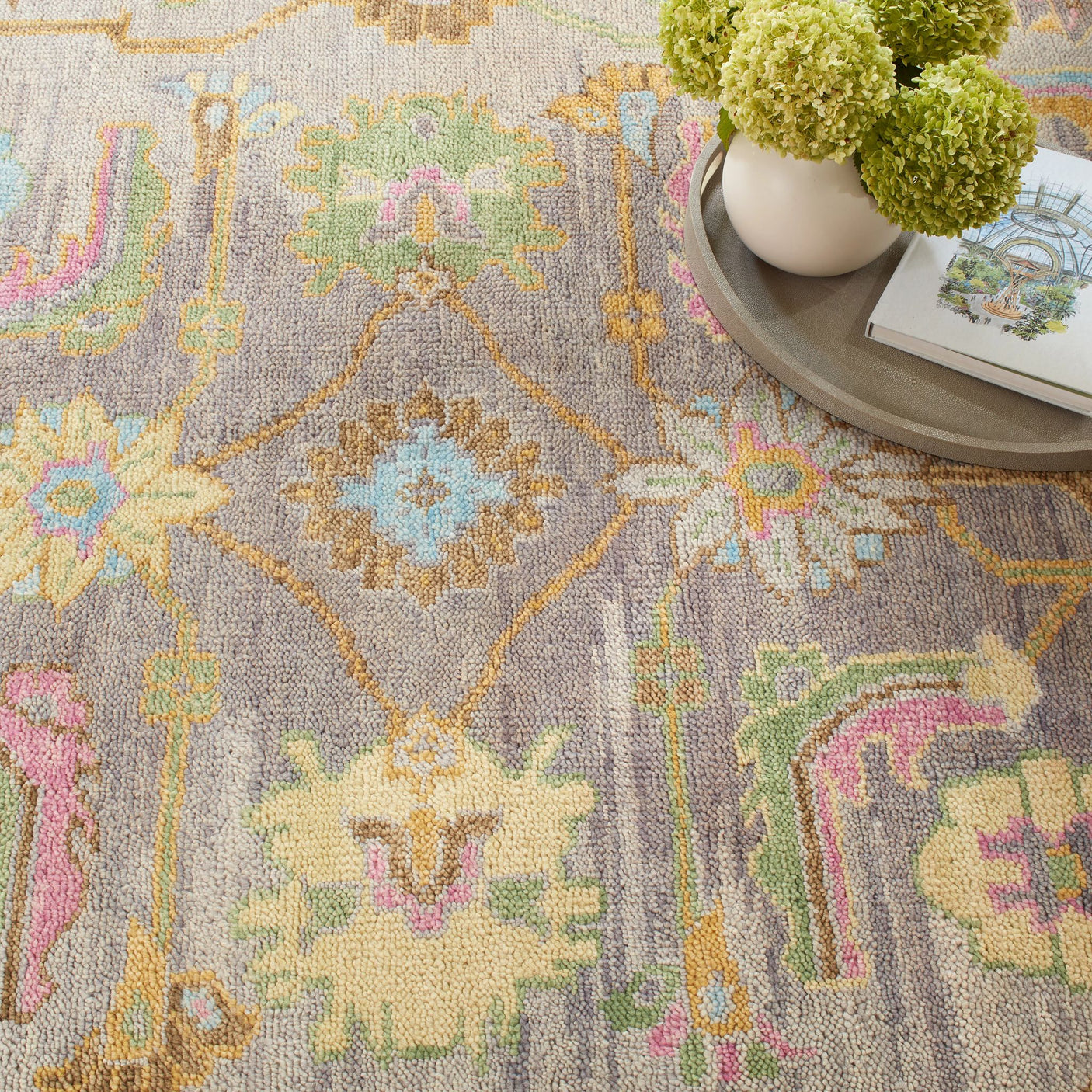 Iris Hand Knotted Wool Rug