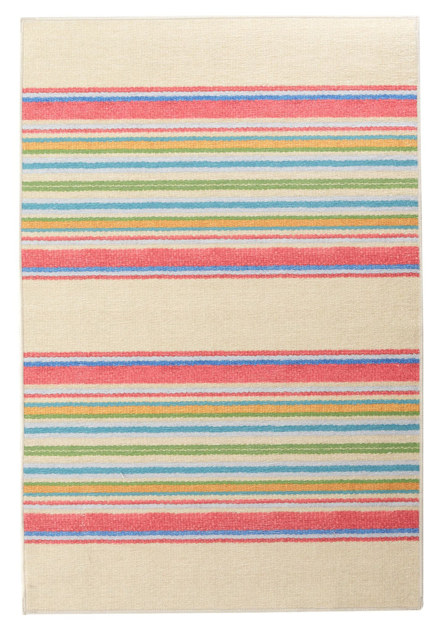 Cady Stripe Machine Washable Rug