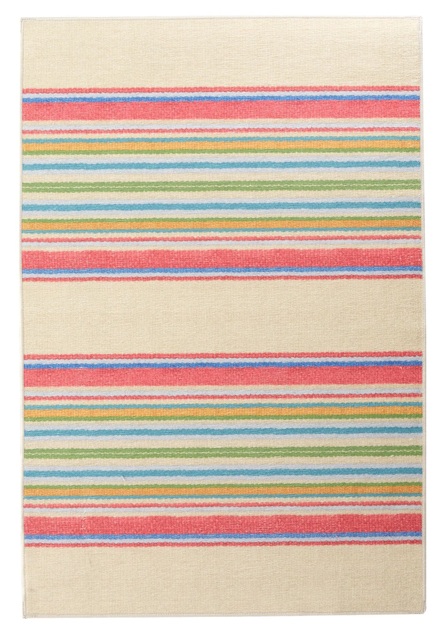 Cady Stripe Machine Washable Rug