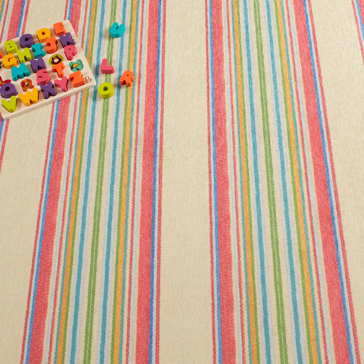 Cady Stripe Machine Washable Rug