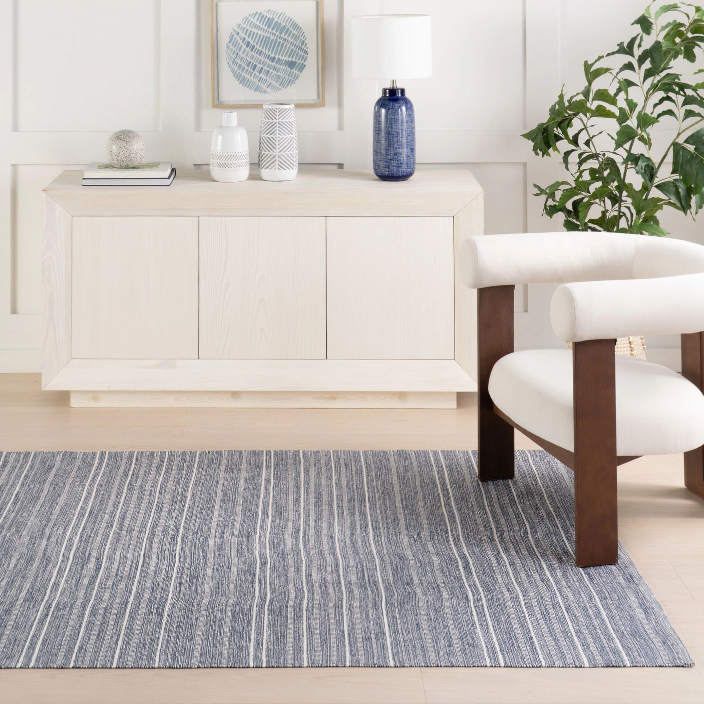 Skipper Stripe Handwoven Indoor/Outdoor Rug