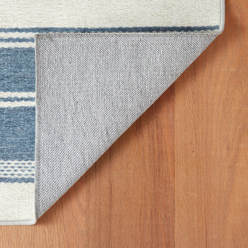 Bowman Stripe Machine Washable Rug