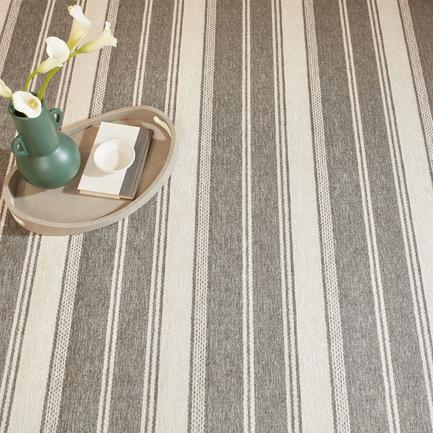Bowman Stripe Machine Washable Rug