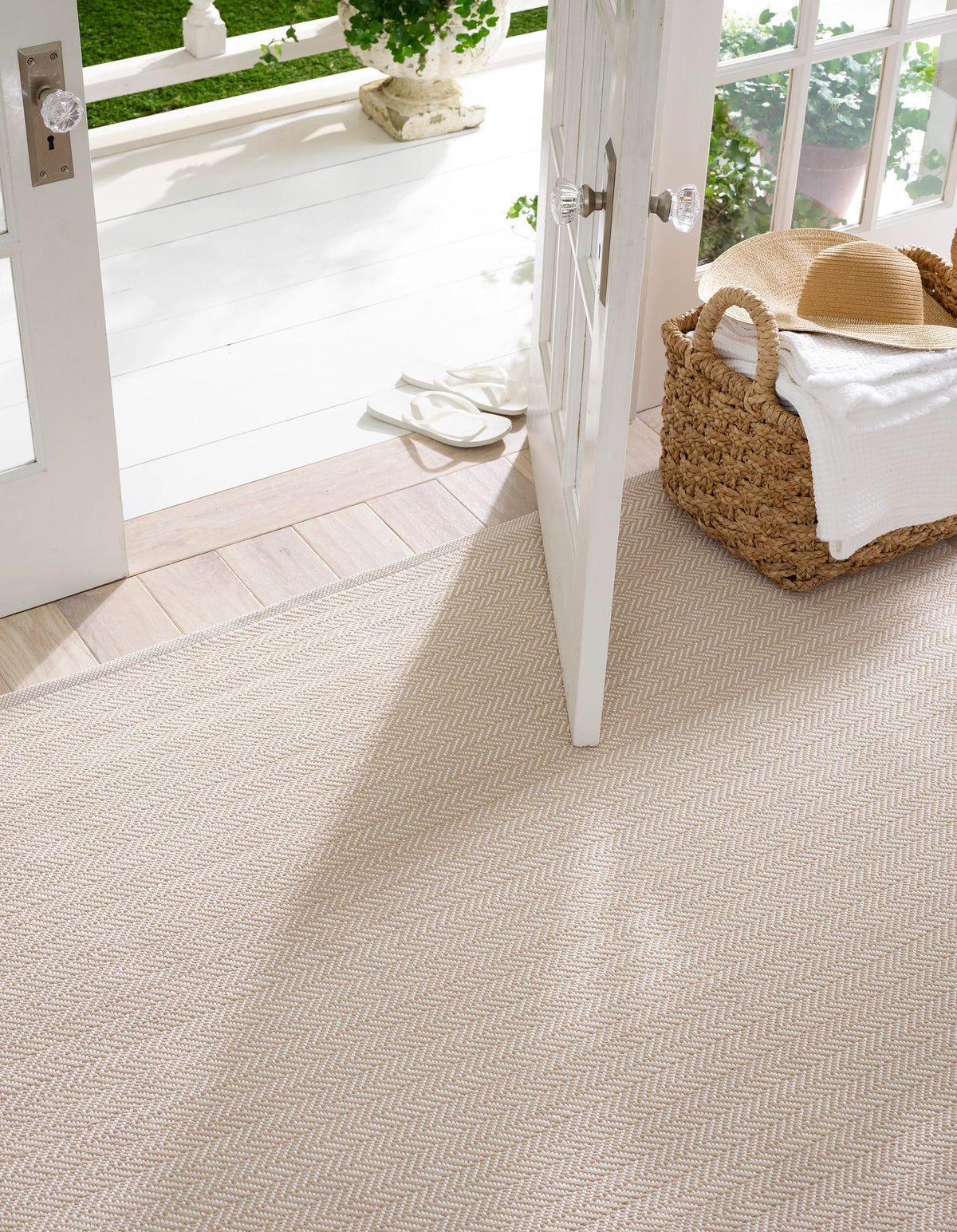 Herringbone Handwoven Indoor/Outdoor Rug