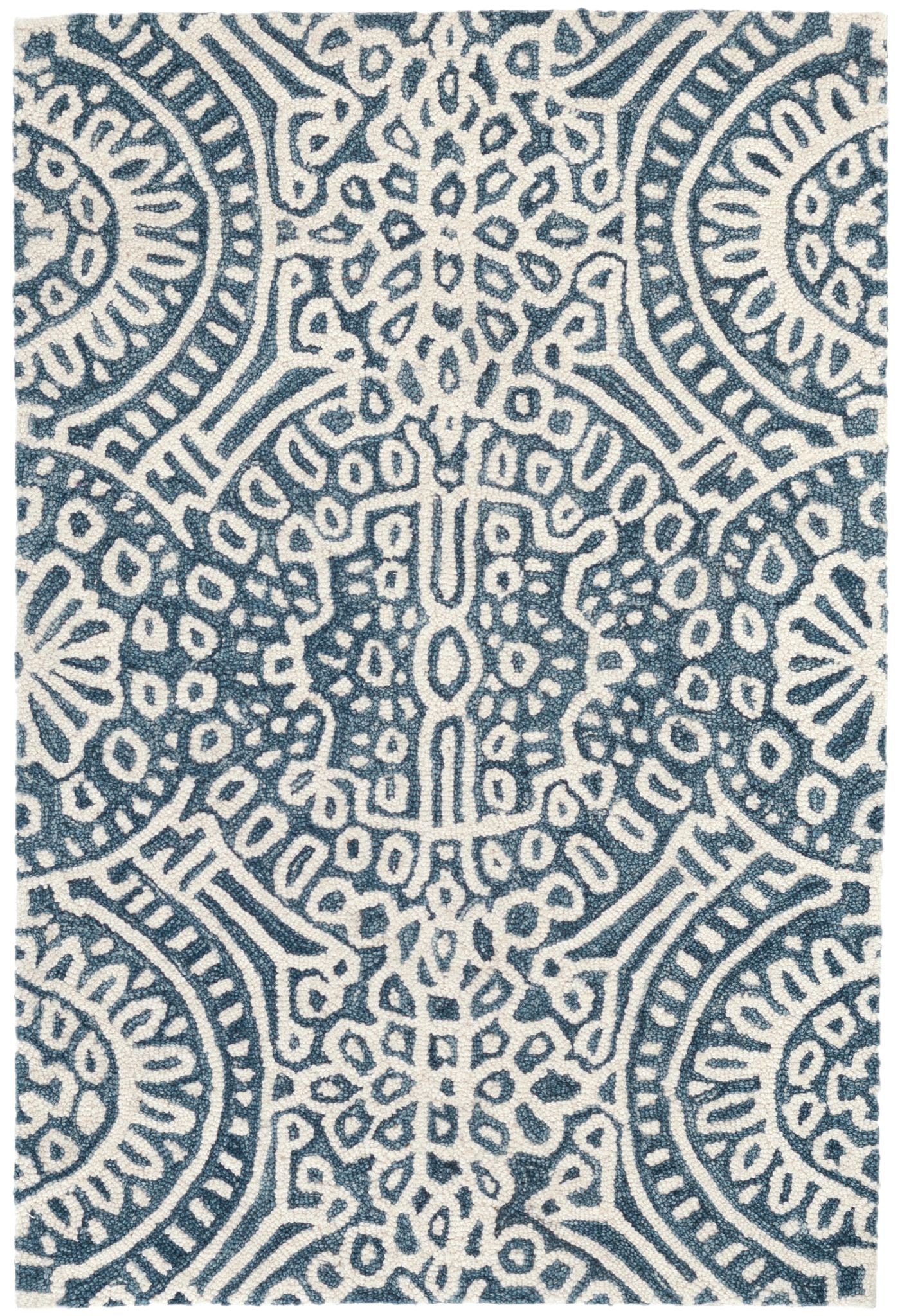 Temple Hand Micro Hooked Wool Rug