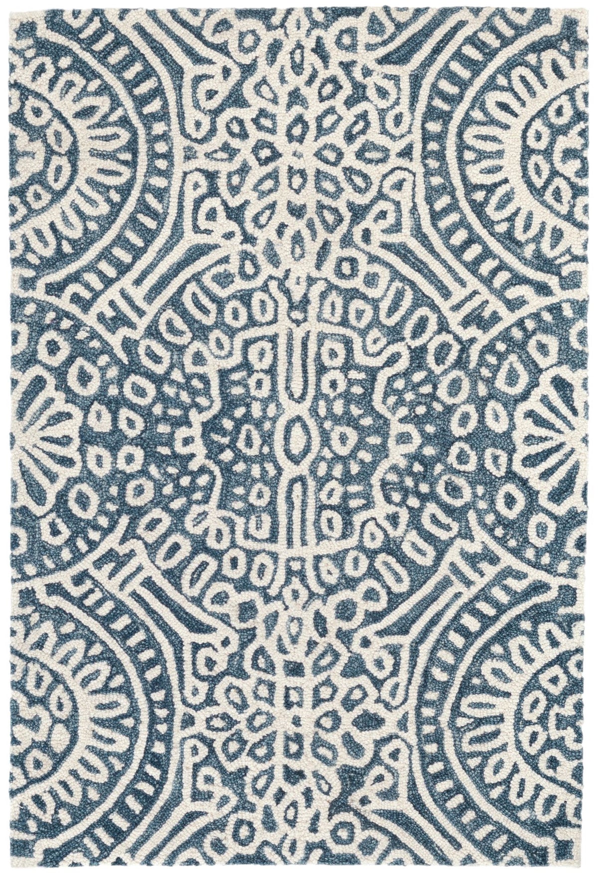 Temple Hand Micro Hooked Wool Rug