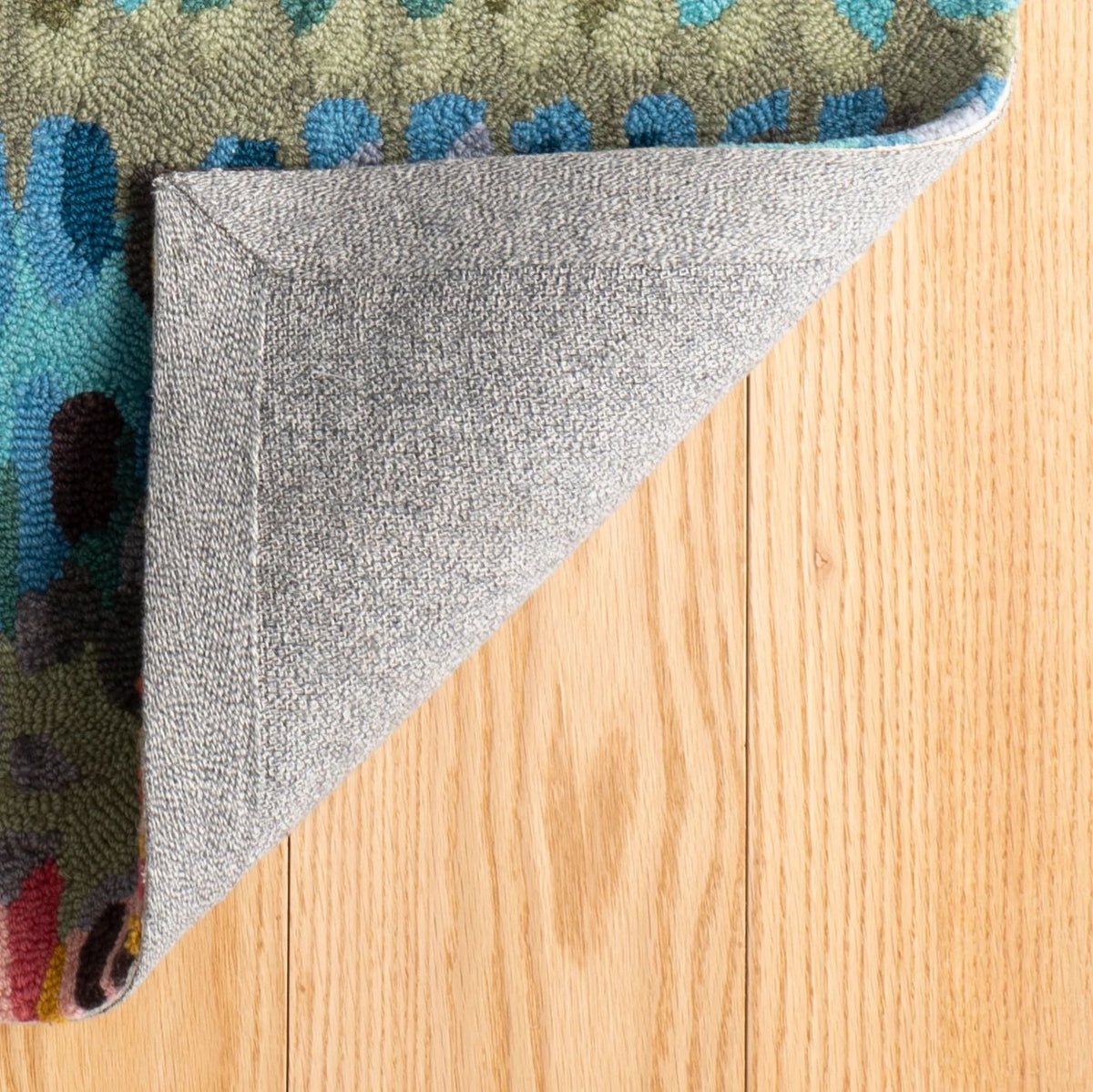 Paint Chip Hand Micro Hooked Wool Rug