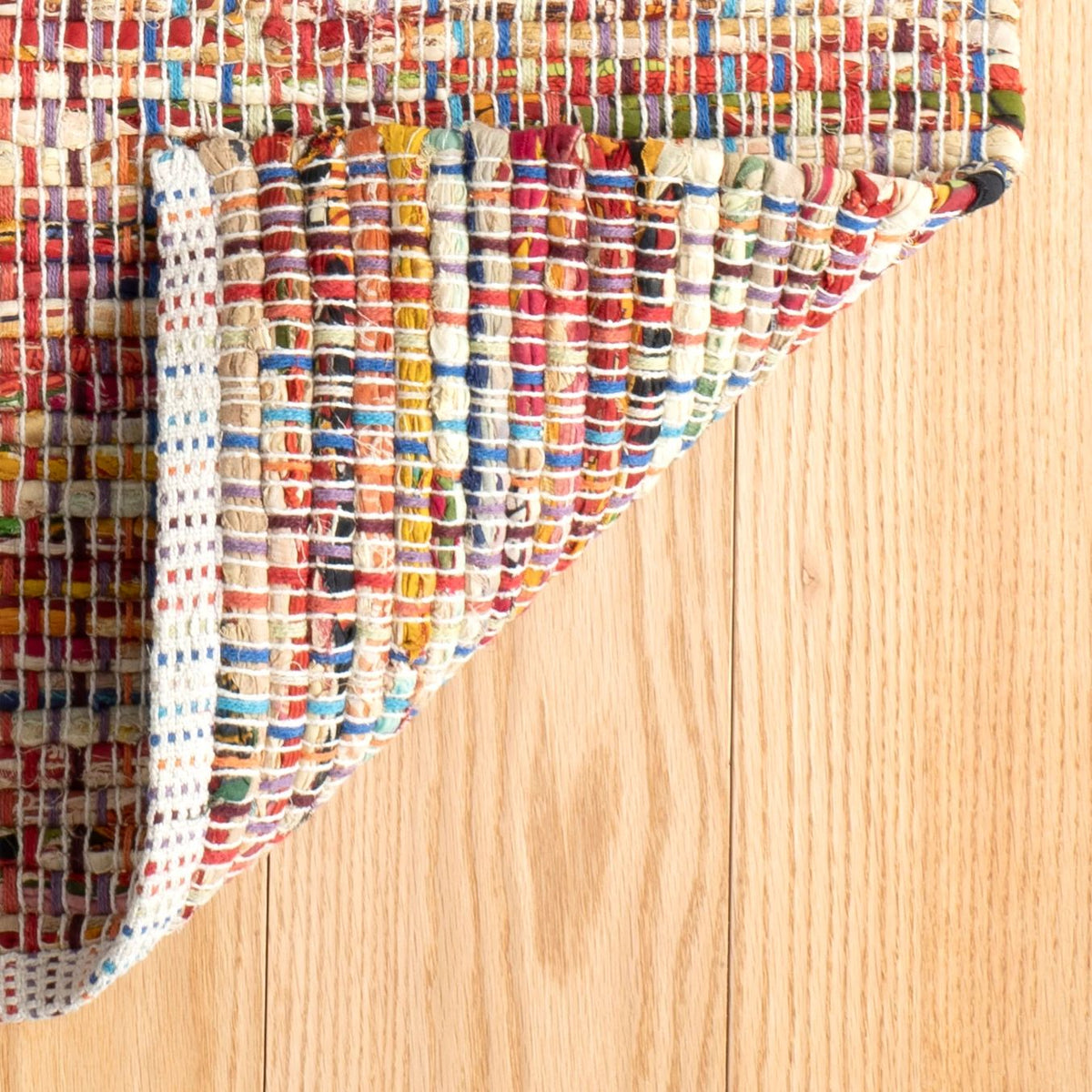 Vista Chindi Handwoven Cotton Rug