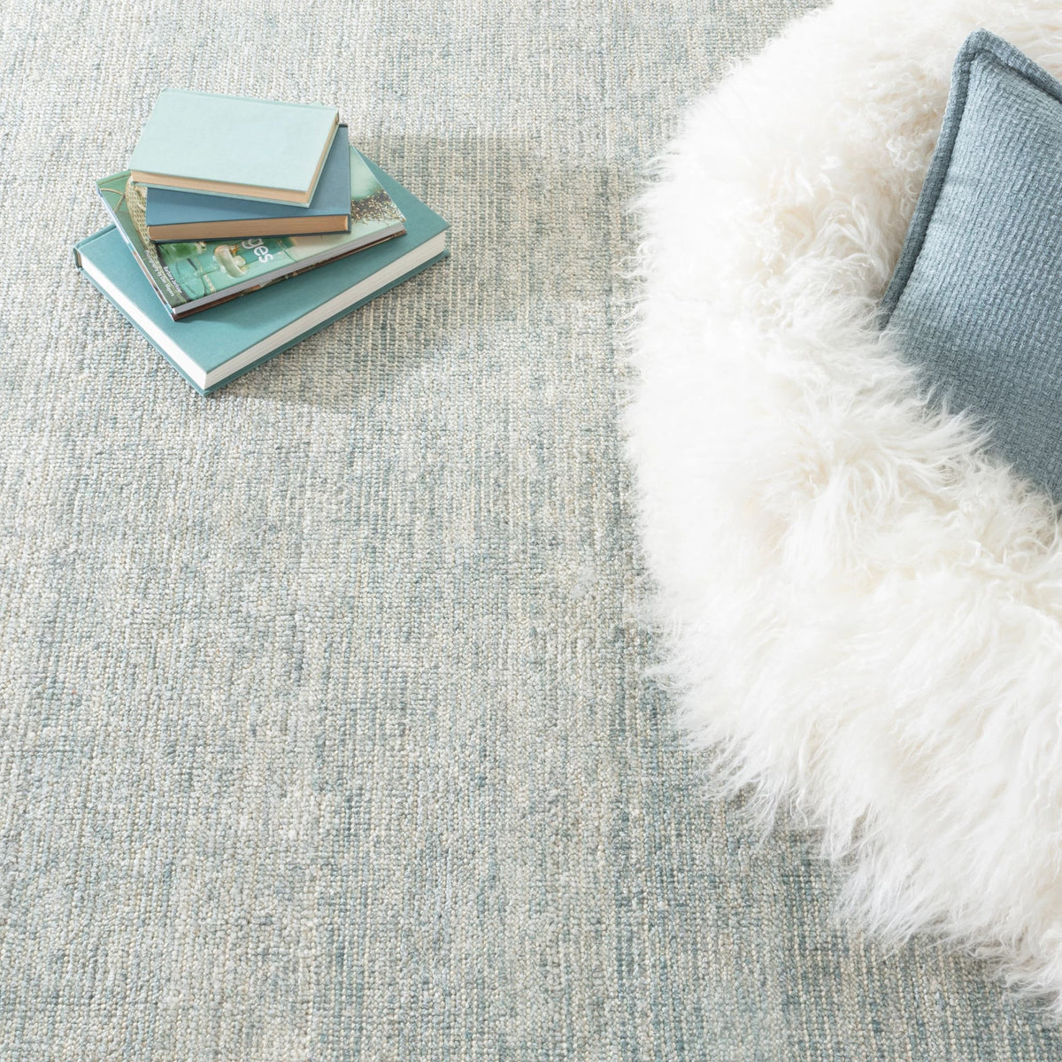 Quartz Handwoven Viscose/Cotton Rug