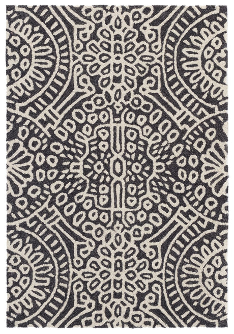 Temple Hand Micro Hooked Wool Rug