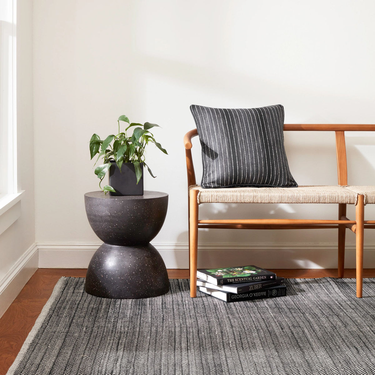 Herringbone Handwoven Cotton Rug