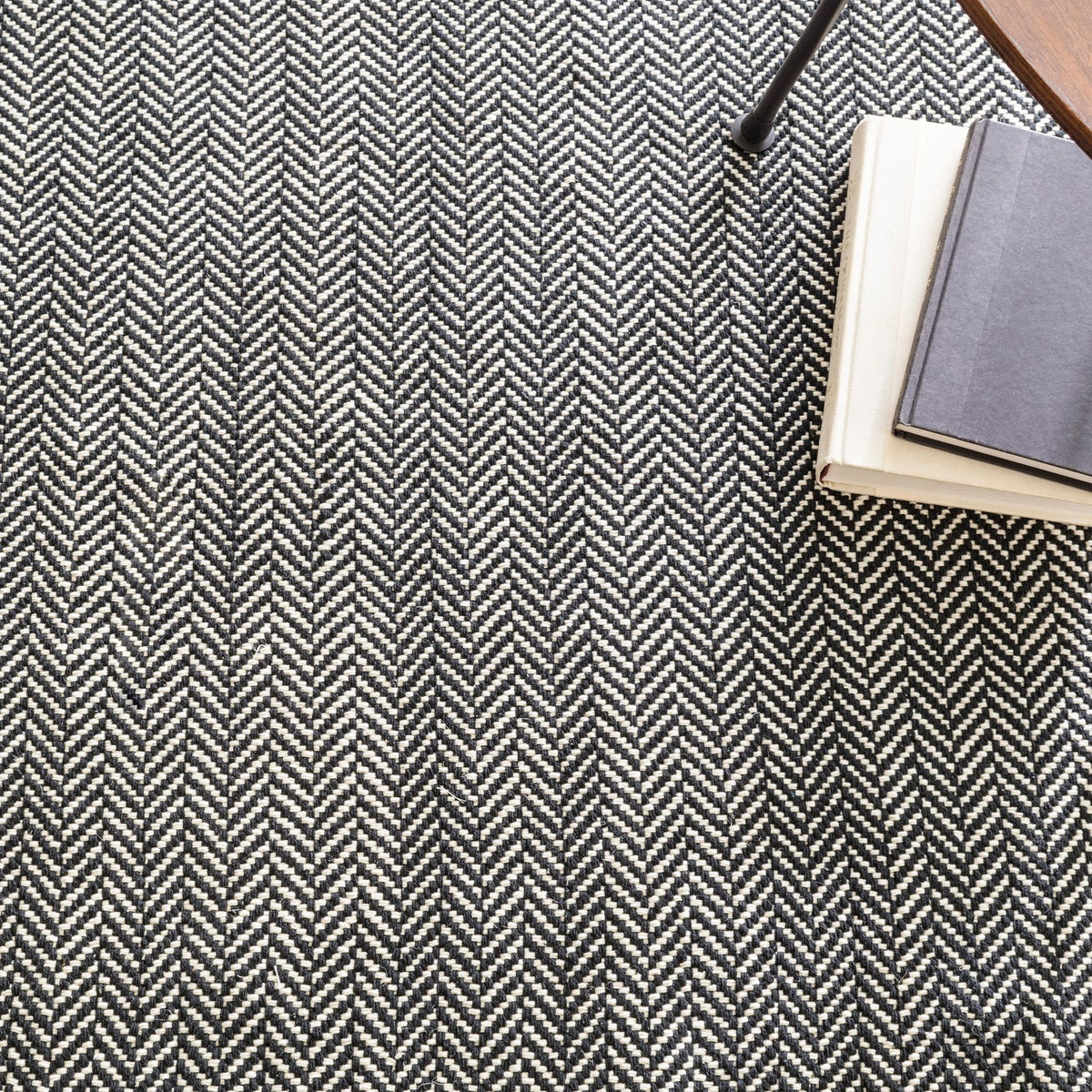 Herringbone Handwoven Cotton Rug