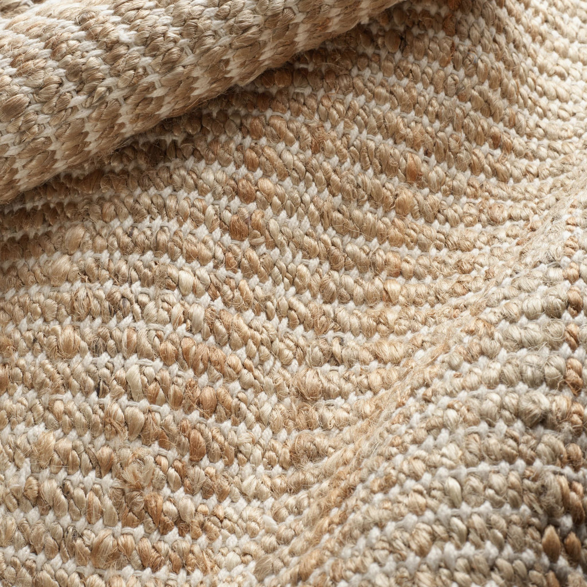 Gridwork Handwoven Jute Rug