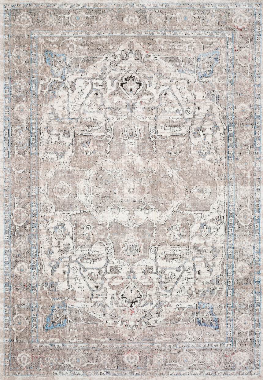 Dante Rug 05 | Ivory / Stone