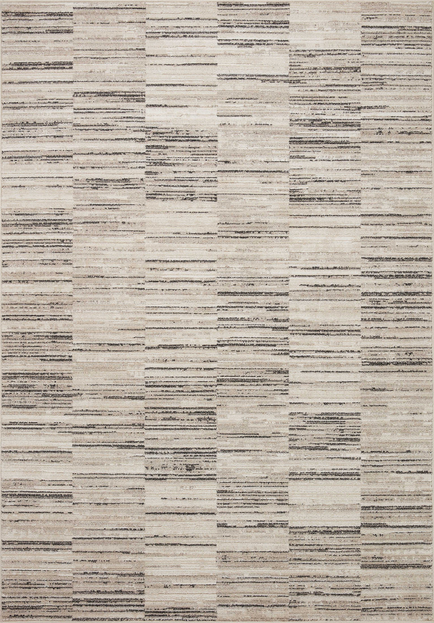 Darby Rug 01 | Charcoal / Sand