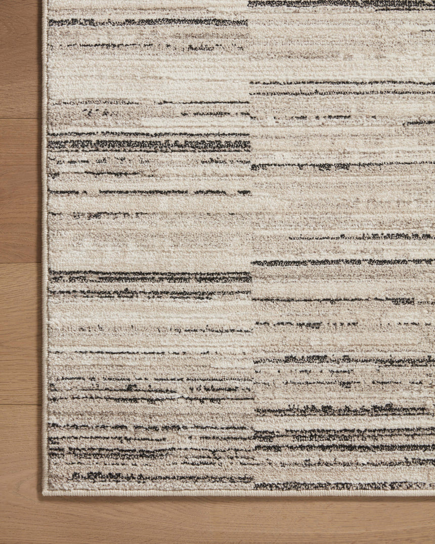 Darby Rug 01 | Charcoal / Sand