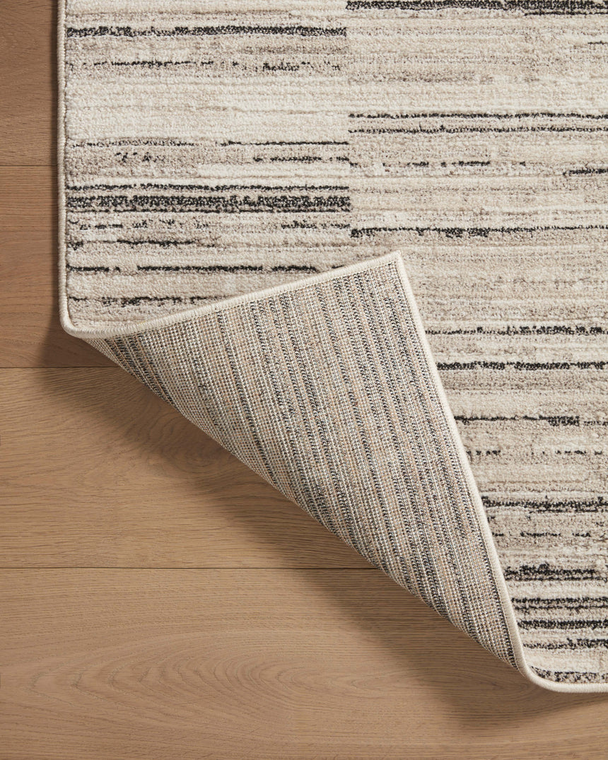 Darby Rug 01 | Charcoal / Sand