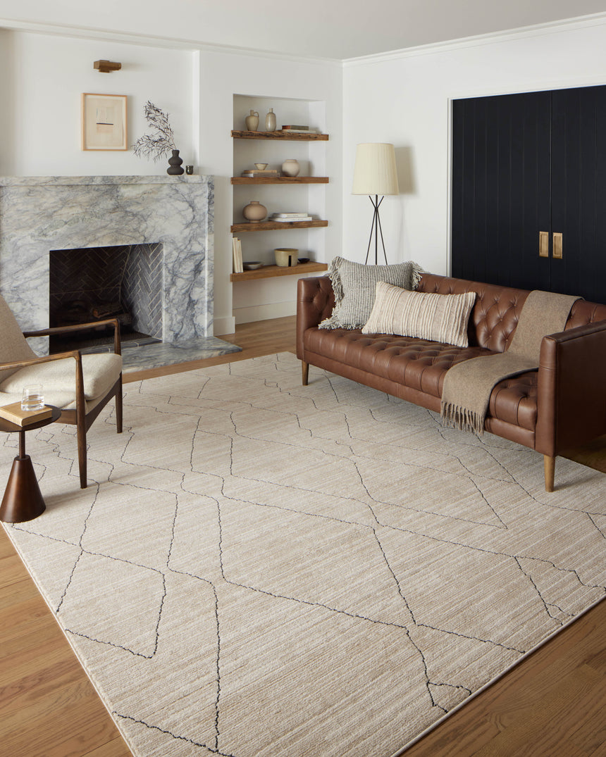 Darby Rug 03 | Sand / Charcoal