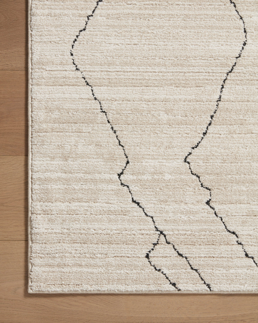 Darby Rug 03 | Sand / Charcoal