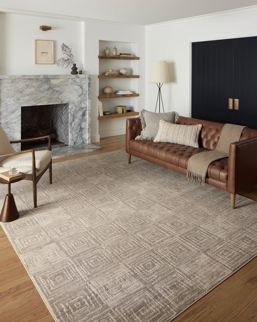 Darby Rug 05 | Beige / Grey