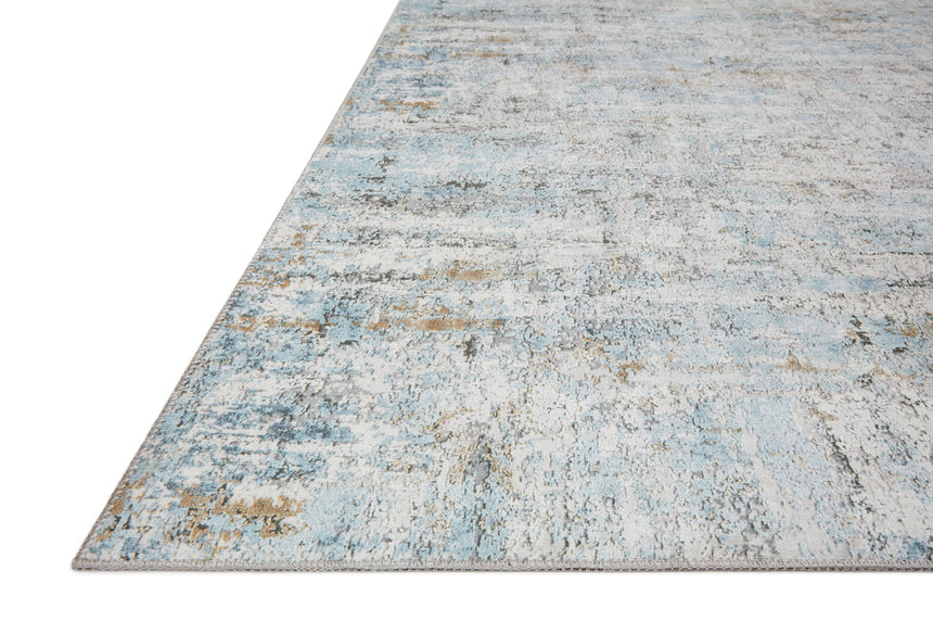Drift Rug 03 | Ivory / Sky