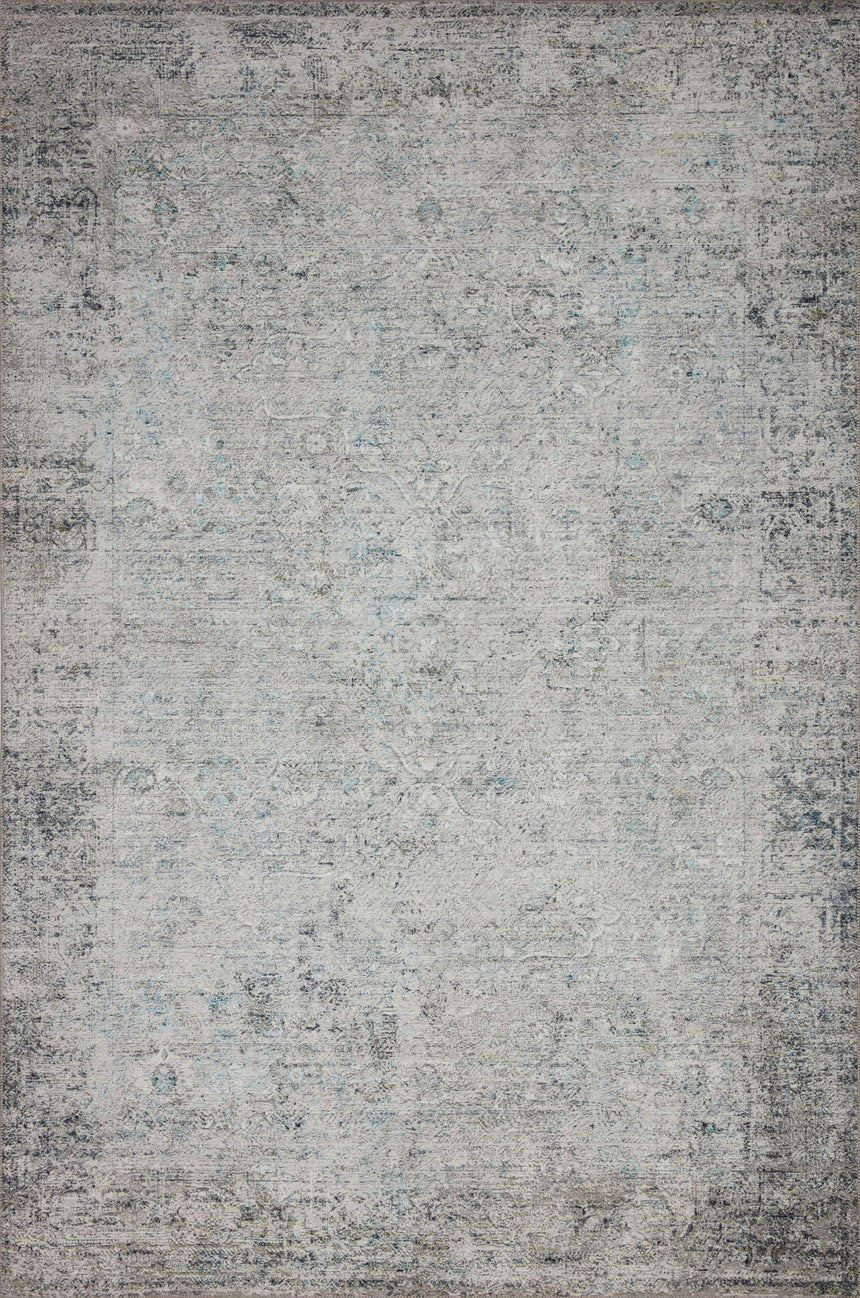 Drift Rug 05 | Ivory / Silver