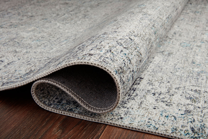 Drift Rug 05 | Ivory / Silver