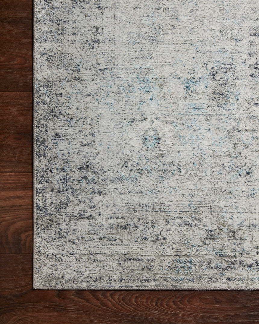 Drift Rug 05 | Ivory / Silver