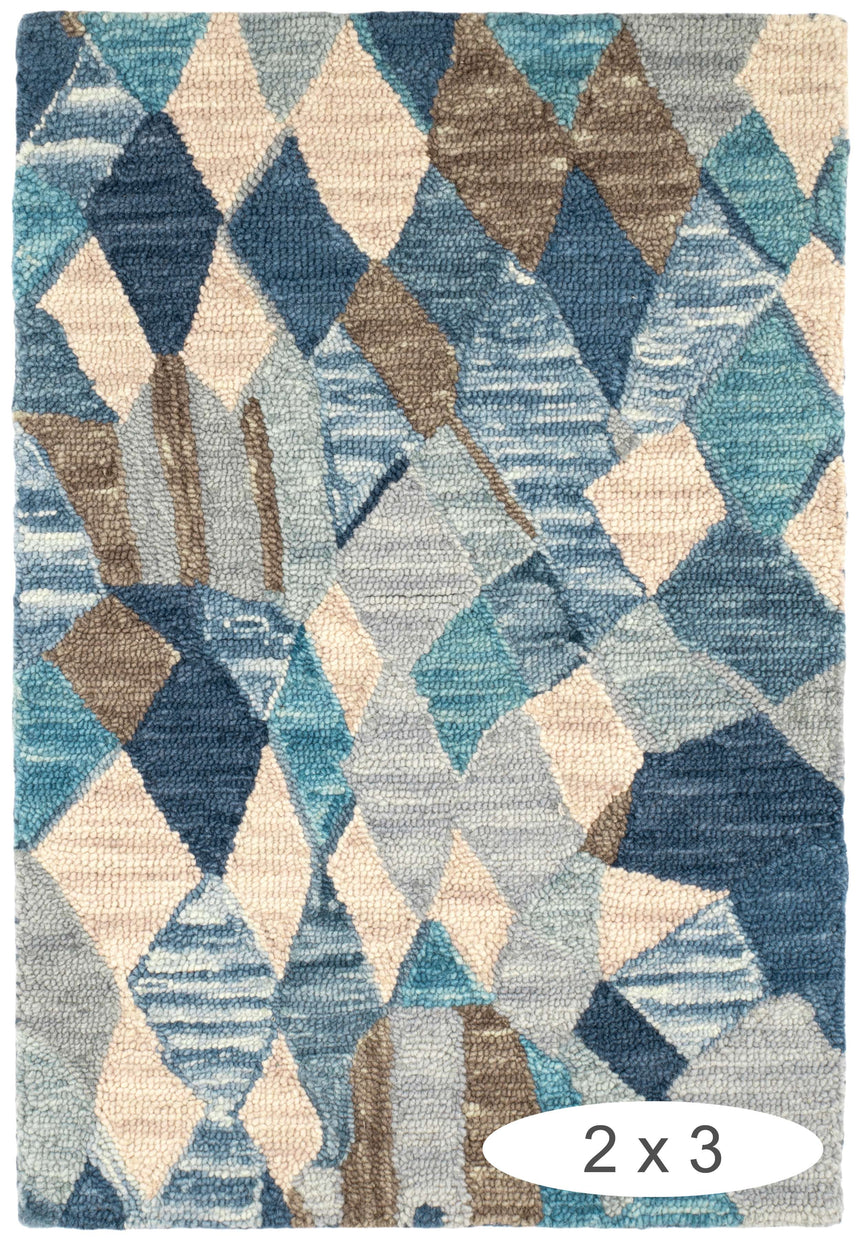 Deer Leap Hand Hooked Wool Rug