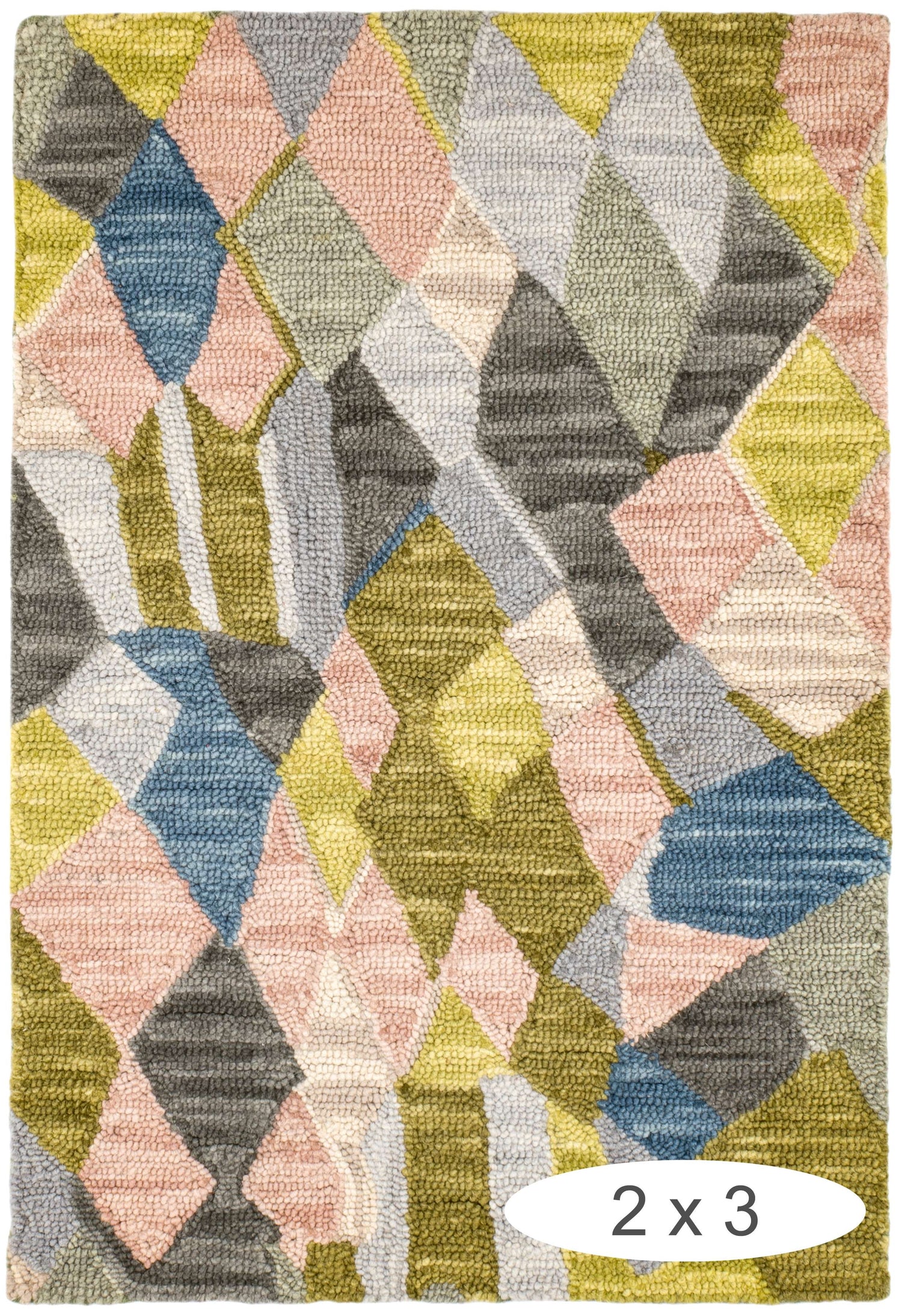 Deer Leap Hand Hooked Wool Rug