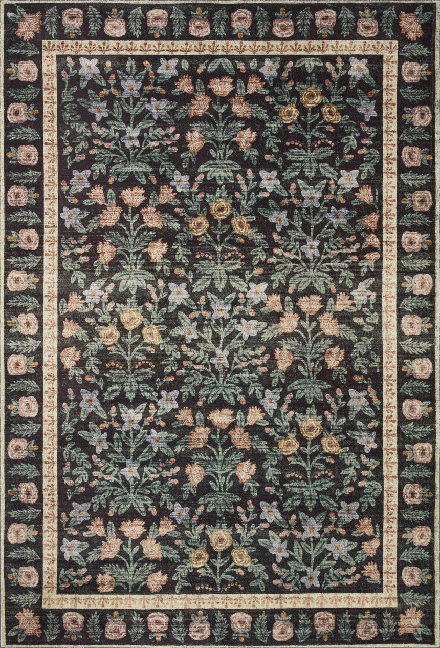 Eden Rug 02 | Mughal Garden Black
