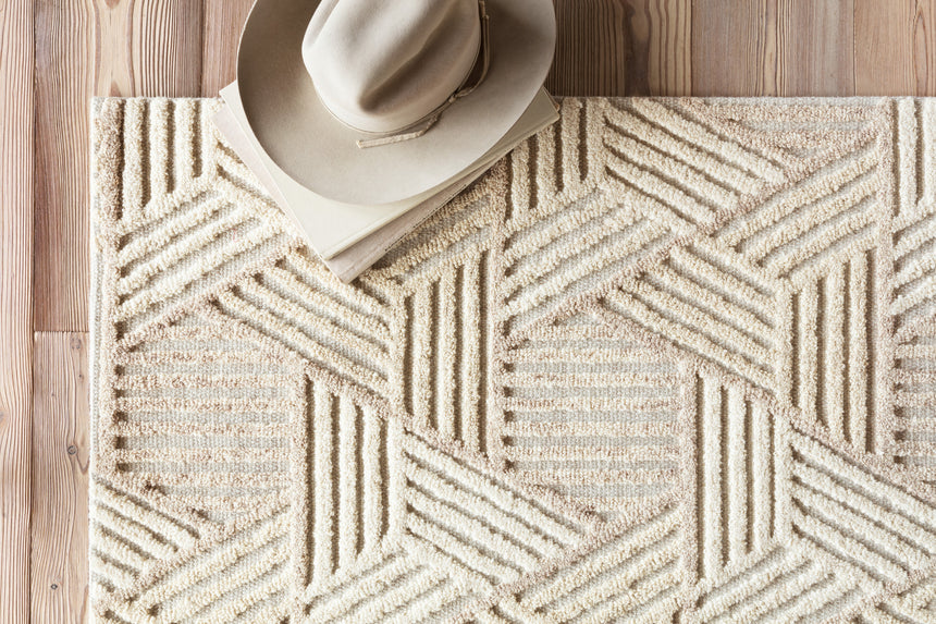 Ehren Rug 04 | Oatmeal / Ivory