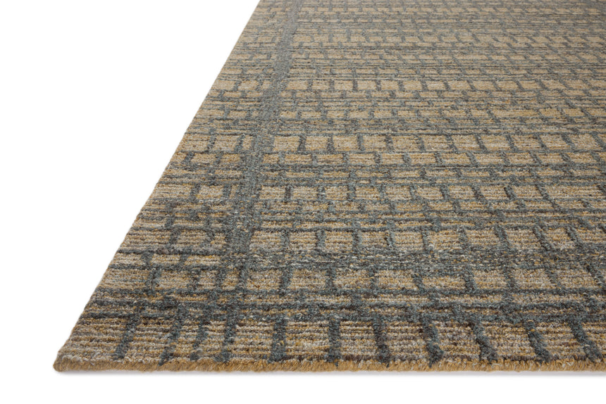 Elias Rug 05 | Wheat / Charcoal