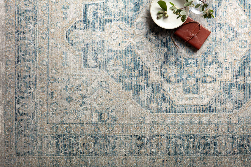 Elise Rug 01 | Neutral / Blue
