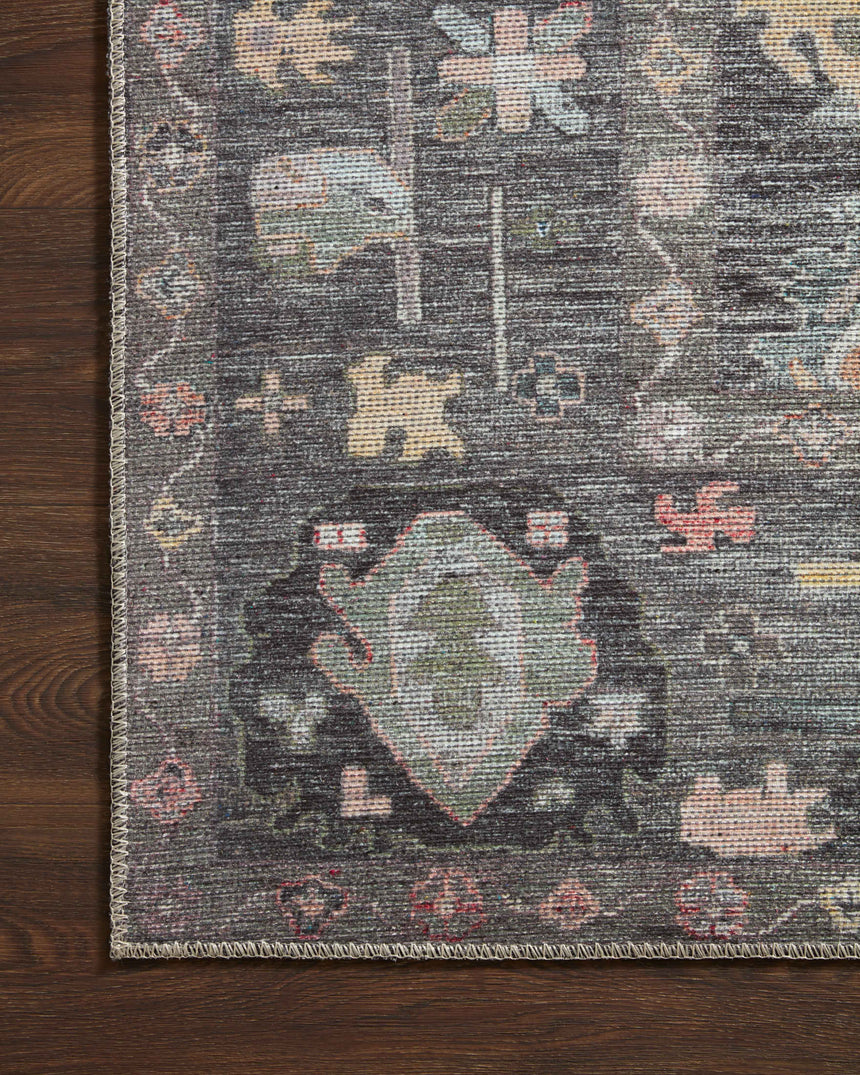 Elysium Rug 03 | Charcoal / Multi