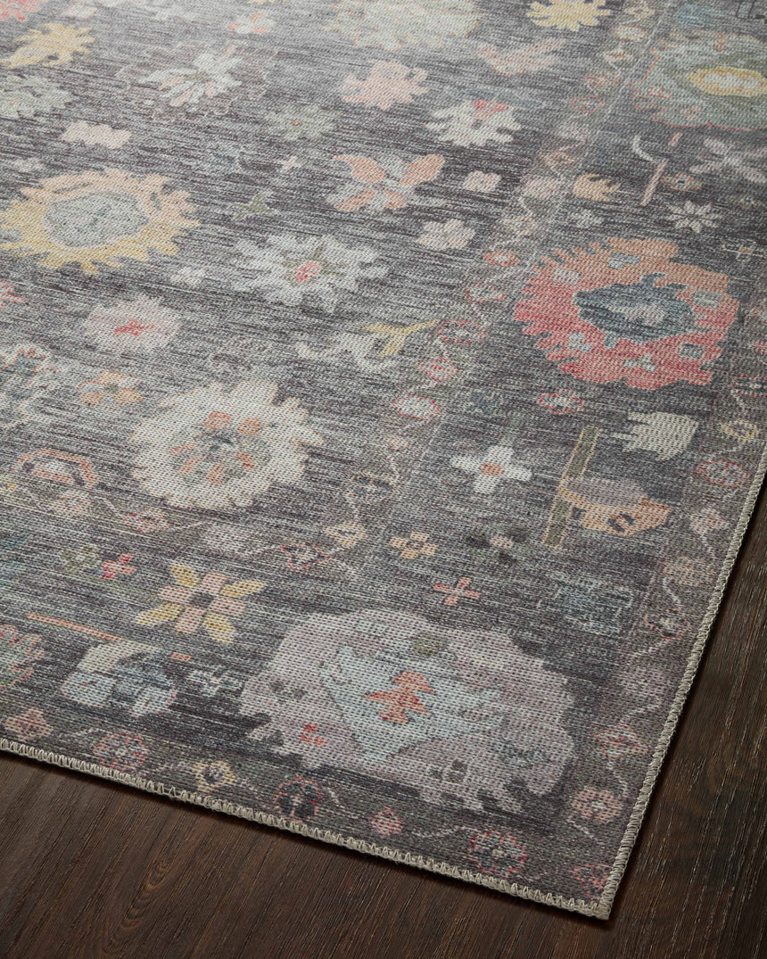Elysium Rug 03 | Charcoal / Multi