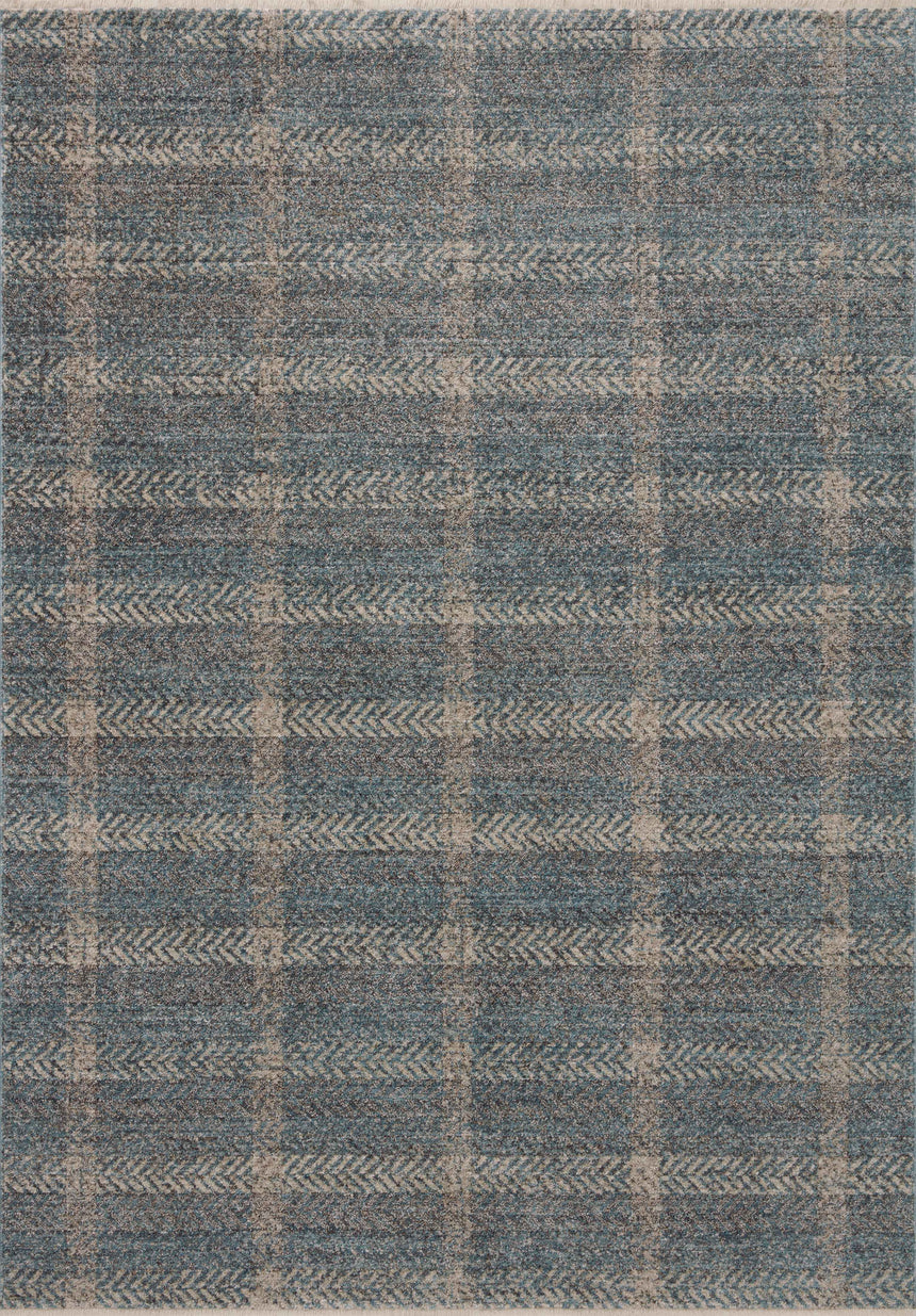 Ember Rug 03 | Blue / Beige
