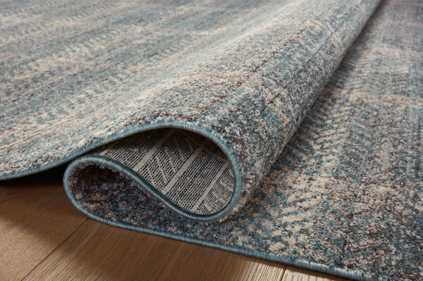 Ember Rug 03 | Blue / Beige