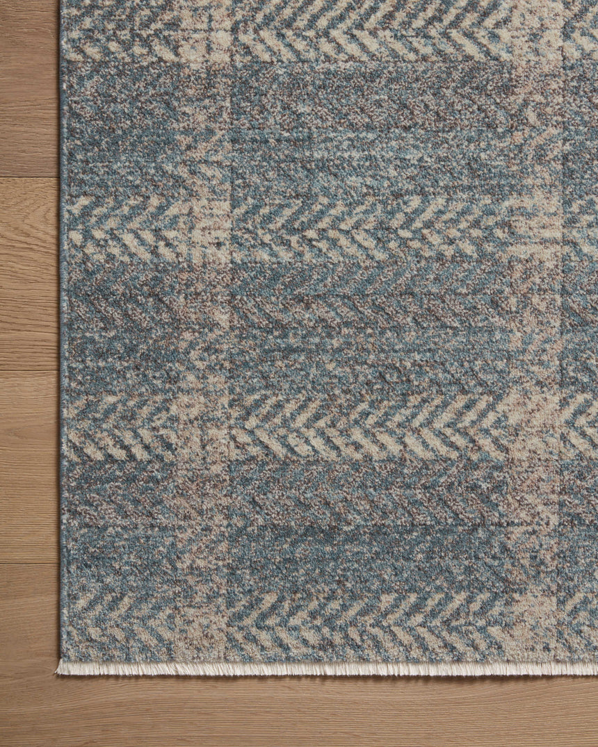 Ember Rug 03 | Blue / Beige