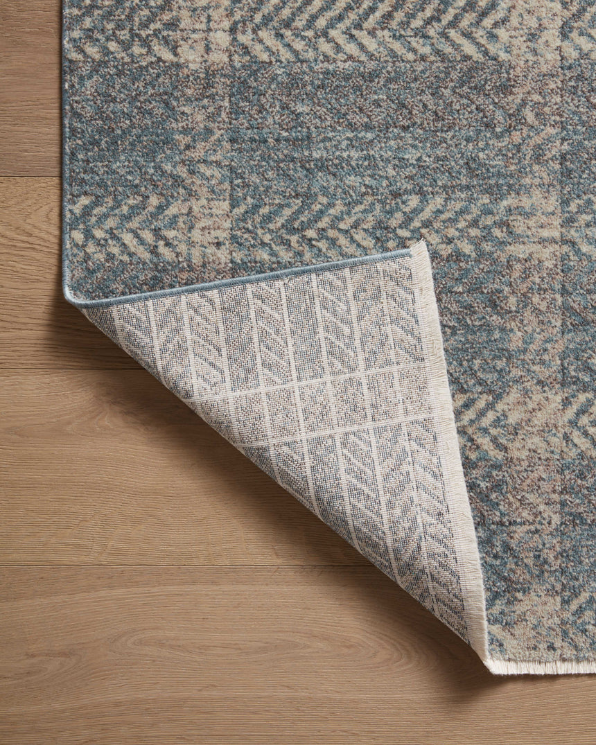 Ember Rug 03 | Blue / Beige