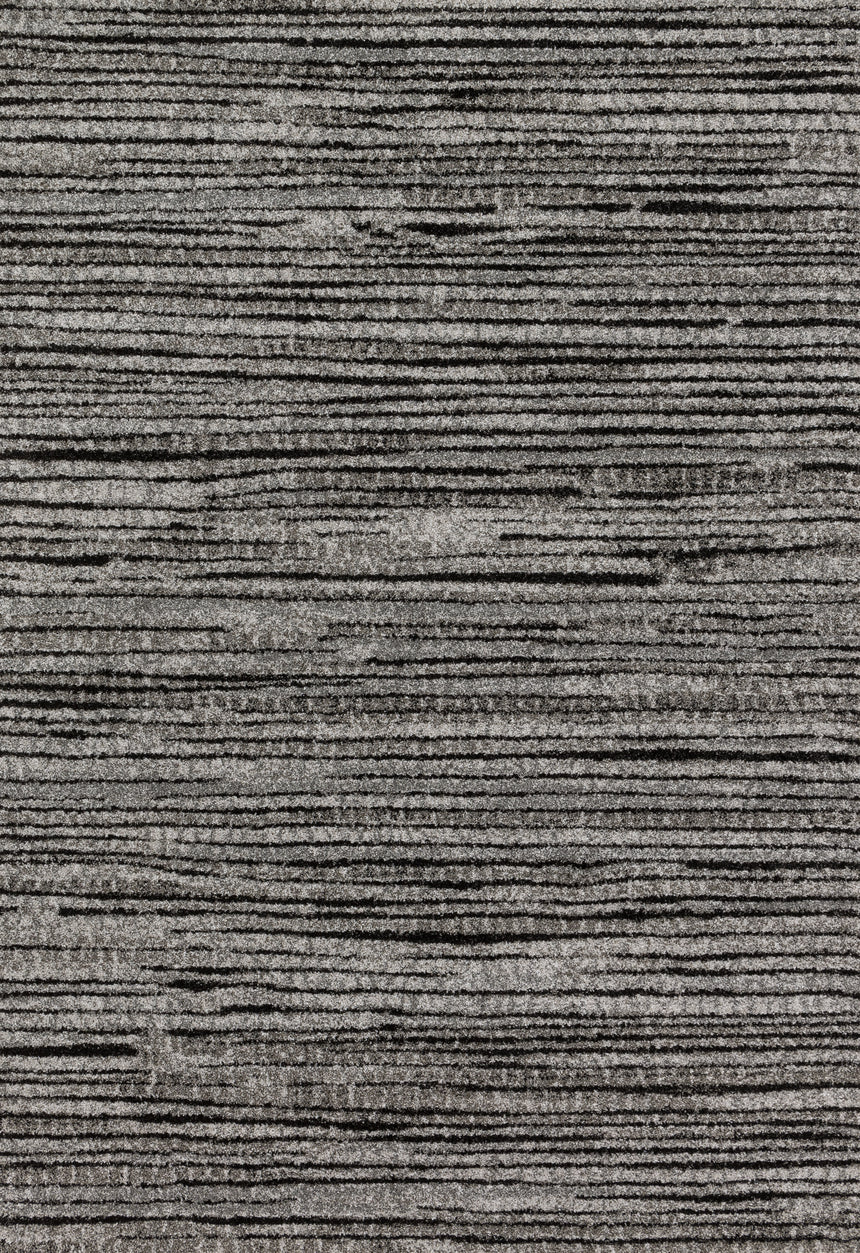 Emory Rug 02 | Grey / Black