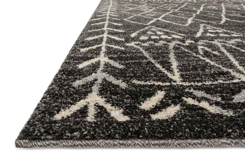 Emory Rug 09 | Black / Ivory