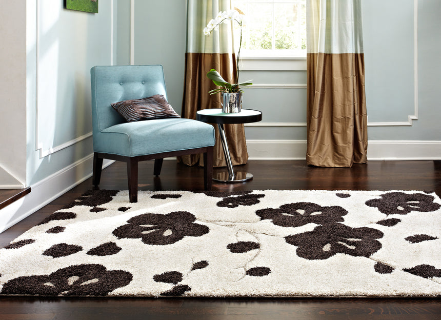Enchant Rug 08 | Ivory / Expresso