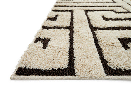 Enchant Rug 28 | Ivory / Dark Brown