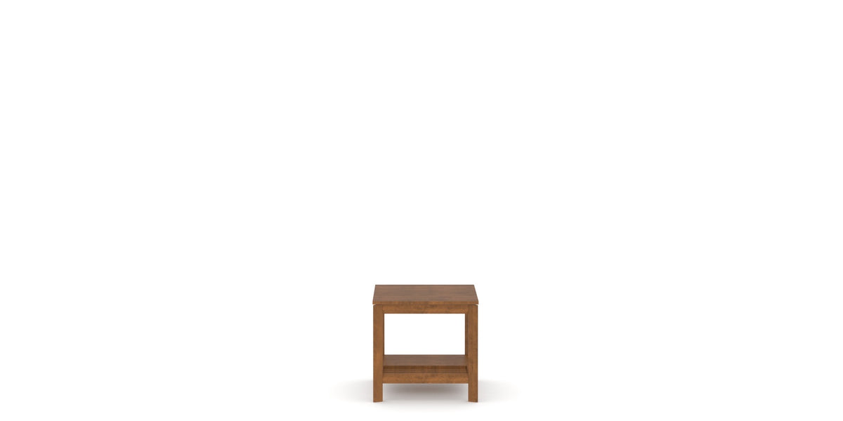 Canadel Accent 2422 End Table in Oak Washed Birch with Matte Finish, side view