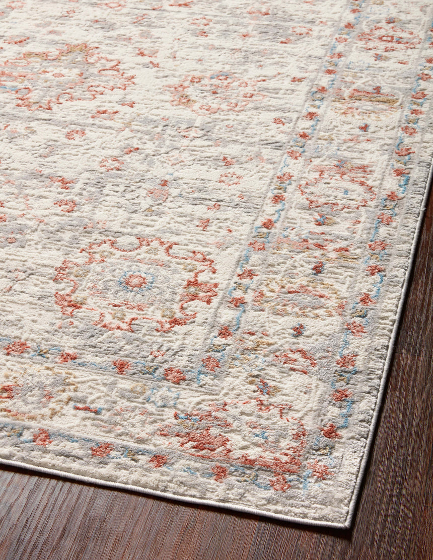 Estelle Rug 01 | Ivory / Rust