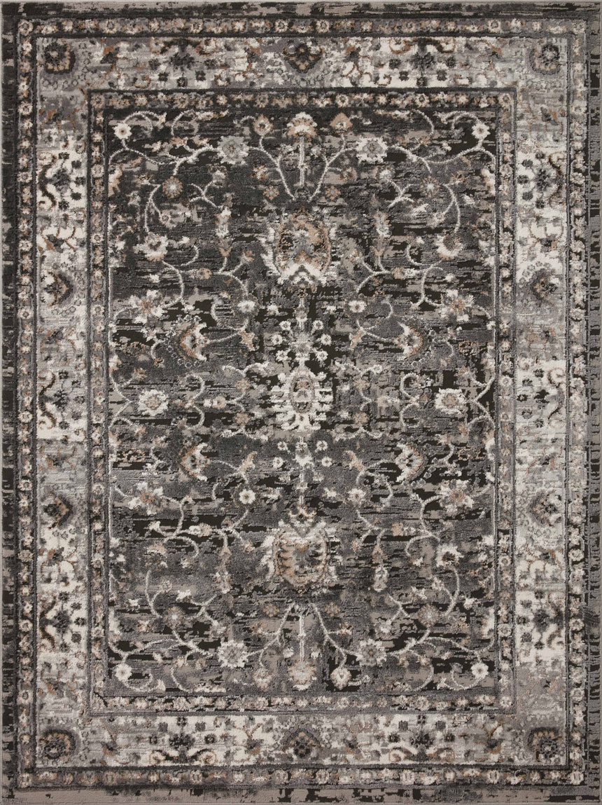 Estelle Rug 02 | Charcoal / Grey