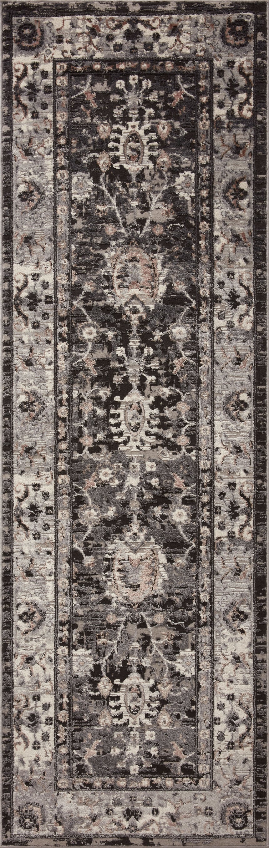 Estelle Rug 02 | Charcoal / Grey