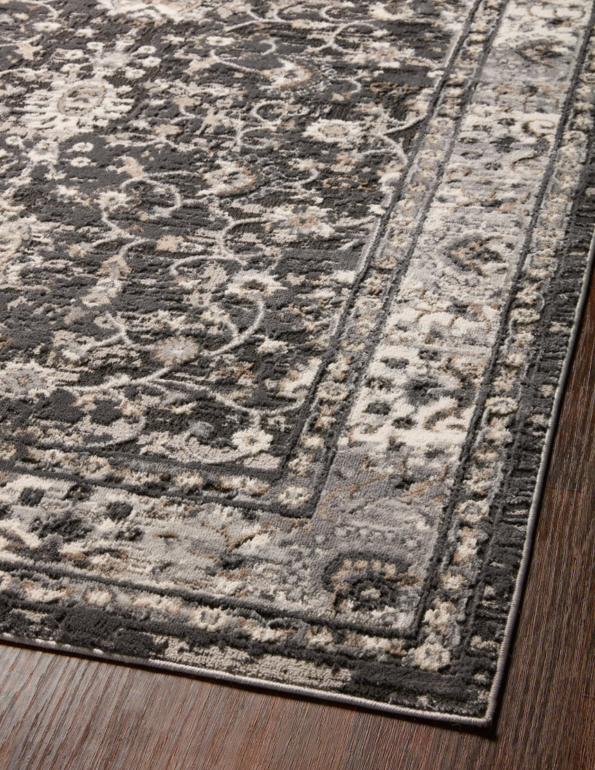 Estelle Rug 02 | Charcoal / Grey